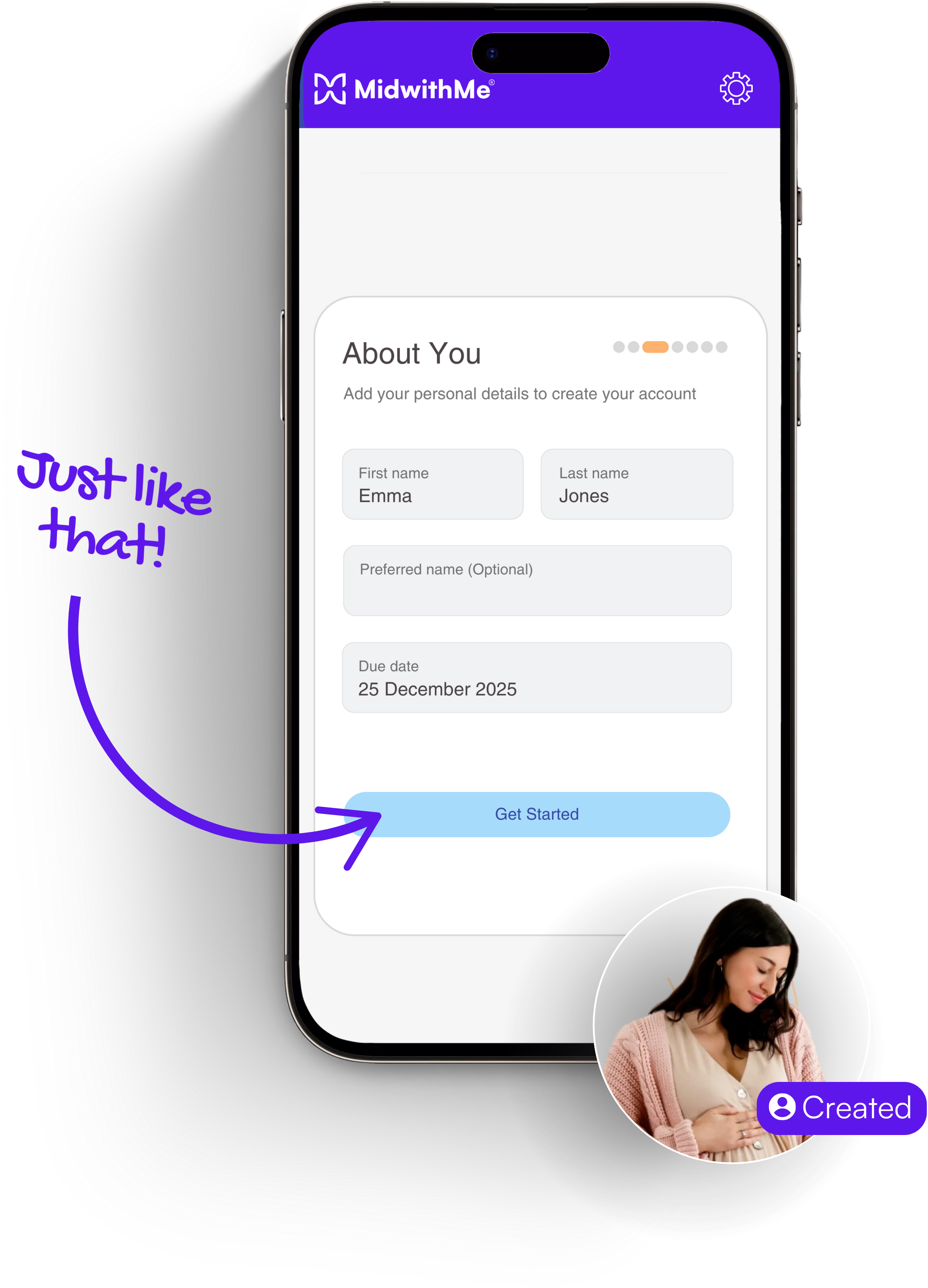 MidwithMe_How it works_Create an Account_Step 1